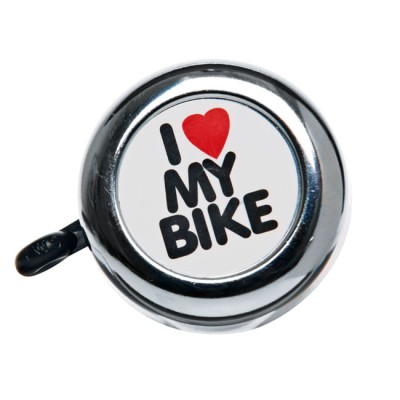 Sonerie ghidon cu mesaj, din metal, pentru bicicleta foto