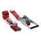 Chinga ancorare roata auto 50 mm cu 4 carlige jumbo 2500kg, 3 metri, Aprobata TUV/GS AutoDrive ProParts