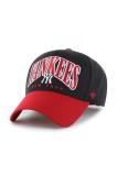 47 brand șapcă de baseball din amestec de l&acirc;nă MLB New York Yankees culoare neagră B-DRIBL17WBP-BK