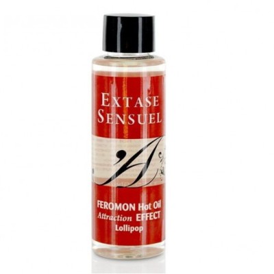 EXTASE SENSUAL - HEAT EFFECT MASSAGE OIL WITH PIRULET PHEROMONES 100 ML foto