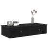 VidaXL Raft de perete cu sertare negru 80x31x17 cm lemn prelucrat 859951