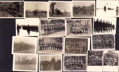 HST M547 Lot 18 poze militari Divizia 1 Infanterie Timișoara 1943 foto