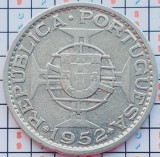 Angola 20 Escudos 1952 argint - km 74 - A031