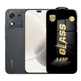 Folie de Protectie pentru Honor X70i, TEO, Sticla Securizata ESD, Margini Negre, Rezistenta la Zgirieturi, Antistatica, 0.35 mm, Transparenta