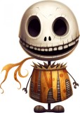 Cumpara ieftin Sticker decorativ, Halloween, Portocaliu, 83 cm, 8375ST-11, Oem