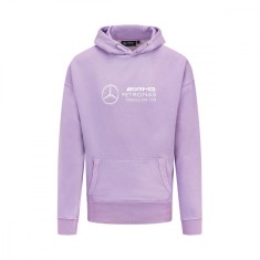 Mercedes AMG Petronas hanorac de bărbați cu glugă Retro lilac F1 Team 2023 - XXL