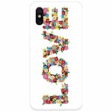 Husa silicon pentru Xiaomi Mi 8 Pro, Love Made By Flowers