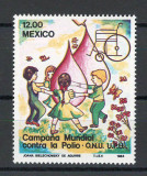 Mexic 1984 MNH - Campania mondiala impotriva poliomielitei, nestampilat