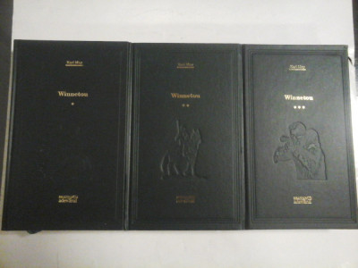 WINNETOU - KARL MAY - 3 volume - Editura Adevarul foto