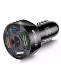 Incarcator auto 12-24V Fast Charge cu port USB si QC3.0 - BK358, Xenon Bright