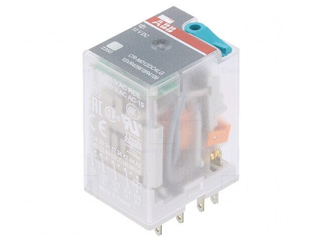 Releu electromagnetic 4PDT 12VDC 6A