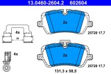 ATE 13.0460-2604.2 set placute frana,frana disc