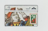 bnk card Cartele telefonice - Belgia - Belgacom - Lotto Games 3: 21 - 610G