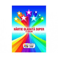 Hartie glasata Lucioasa CRIST 10file/set