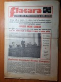 Flacara 12 iulie 1985-art. si foto covasna,harghita,valcea,teleorman,olt,sibiu