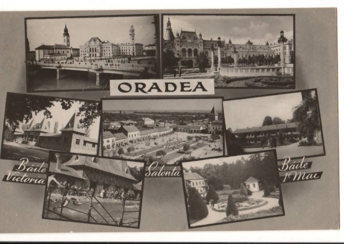 CPIB 17416 CARTE POSTALA - ORADEA, MOZAIC, RPR