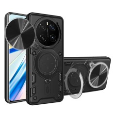 Husa pentru honor magic7 pro - guard pro anti-spy - black foto