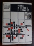 Progrese in electronica si informatica Probleme de automatizare vol 13