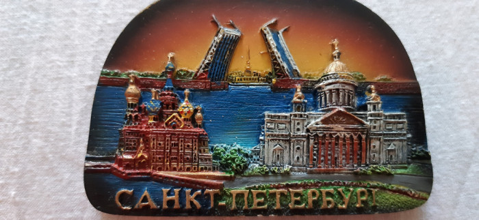 XG Magnet frigider - tematica turistica - Rusia - Saint Petersburg