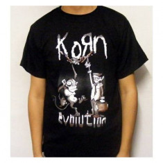 Tricou barbati marime L KORN - Evolution + CD The Paradigm Shift