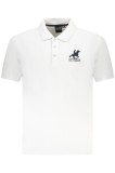 U.S. Grand POLO Tricou polo barbati cu logo brodat, din bumbac, Regular fit, alb, S, 2XL, 3XL, L, M, XL, U.S. GRAND POLO EQUIPMENT &amp; APPAREL