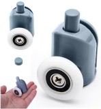 Rola universala inferioara pentru cabina de dus, 2.3 x 4.5 cm, otel si PP