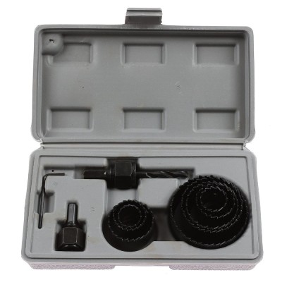 Carota lemn, pentru scos cepuri, Lumytools LT22570, 19 - 64 mm, set 11 bucati foto