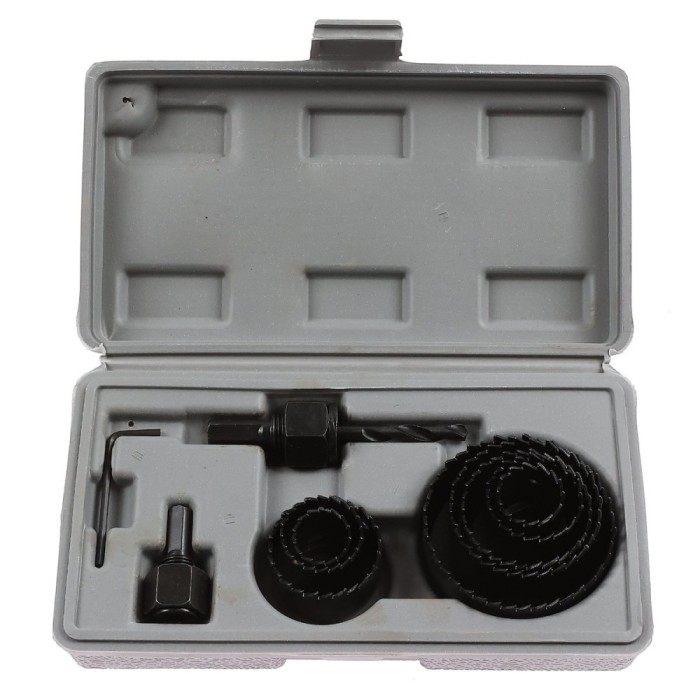 Carota lemn, pentru scos cepuri, Lumytools LT22570, 19 - 64 mm, set 11 bucati