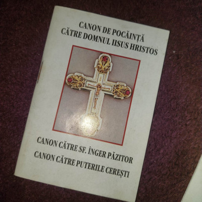 Brosura veche 2005,CANON DE POCAINTA CATRE DOMNUL ISUS.Prea Sfintitul GALACTION foto
