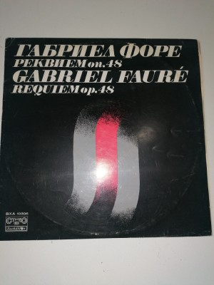 DISC / VINIL / - GABRIEL FAURE - REQUIEM OP.48 foto