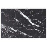 Cumpara ieftin Blat masa negru 100x62 cm 8mm sticla securizata design marmura