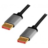 CABLU video LOGILINK, DisplayPort (T) la DisplayPort (T), 3m, conectori auriti, rezolutie maxima 8K (7680 x 4320) la 60 Hz, negru, &quot;CDA0106&quot; (timbru v