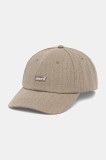 Levi&#039;s șapcă de baseball din bumbac culoarea verde, cu imprimeu, 000MP-0002
