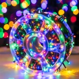 Cumpara ieftin OFERTA UNICA! ROLA 100METRI GHIRLANDA LUMINOASA CU LEDURI PT.DECORAT DE SARBATORI,CONECTOR INCLUS!