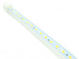 Banda Led Rigida Korea Chip Cu Profil 886AL 1M 12V Lumina Alb Cald 4300k 18W 5630 Cod ALSZ07 170817-32