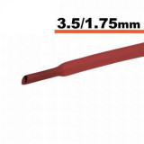 Tub termocontractibil rosu 3.5 mm/ 1.75 mm 0.5m