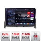 Navigatie Mercedes W204 2008-2012 Edotec Kit-W204 8 core QLED 2K 16+512 360 Android Waze USB Navigatie Internet Youtube Radio CarStore Technology