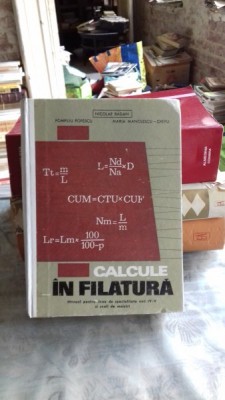 CALCULE IN FILATURA - NICOLAE BADAN foto