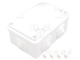 Cutie de conexiuni IP65 80x120x50mm Albă