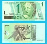 Brazilia (p#251) 1 Real 2003 UNC 'Rep&uacute;blica Federativa do Brasil' serie: A 3985062348 C; (ROG CITITI DETALIILE!);