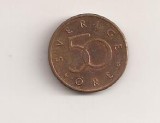 Moneda Suedia - 50 Ore 2001