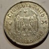 Germania Nazista 5 reichsmark 1934 E argint, Europa