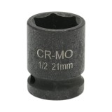 Cheie tubulara de impact 21 mm, 38 mm, prindere 1/2 inch, Cr-Mo Breckner