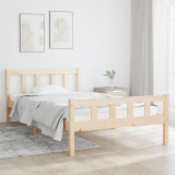 Cadru de pat, 100x200 cm, lemn masiv, vidaXL