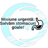 Sticker Auto , zMisiuni Urgenta , Salvam Stomacuri Goale, , Amuzant si Vizibil pentru Livratori si Foodies