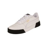 Pantofi sport Puma Carina 2.0, alb-auriu-negru, mar. 37