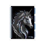 Caiet cu Spirala si Separatoare Strigo Pads Project Book UNICORN B5, Matematica