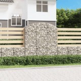 Gossi cos gabion arcuit, 150x50x160/180 cm, fier galvanizat