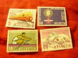 Serie Elvetia 1962 -Evenimente , 4 valori, Nestampilat