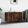 VidaXL Servantă, stejar fumuriu, 100x36x60 cm, lemn compozit